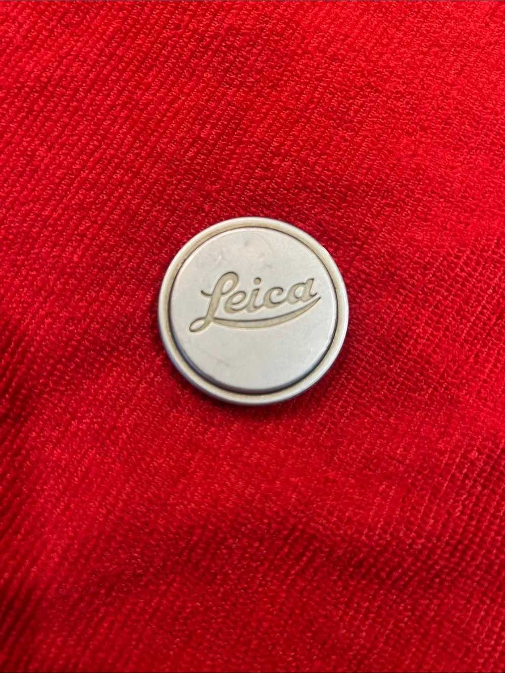 Leica Vintage Camera Lens Cap With Logo